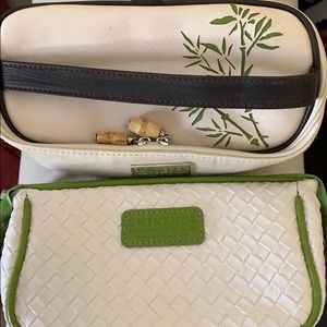 2 eminence skin care make up bags